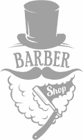 barber trnava logo header white